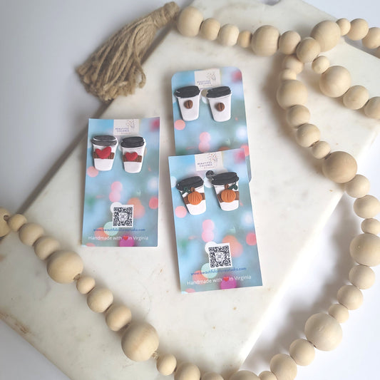 COFFEE CUP STUDS