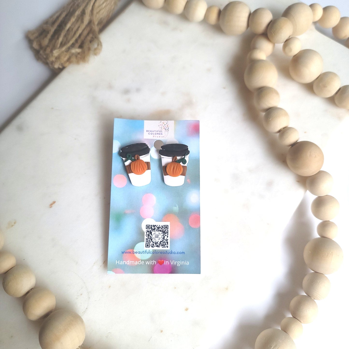 COFFEE CUP STUDS