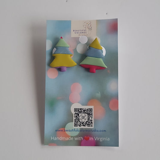 RAINBOW TREE STUDS